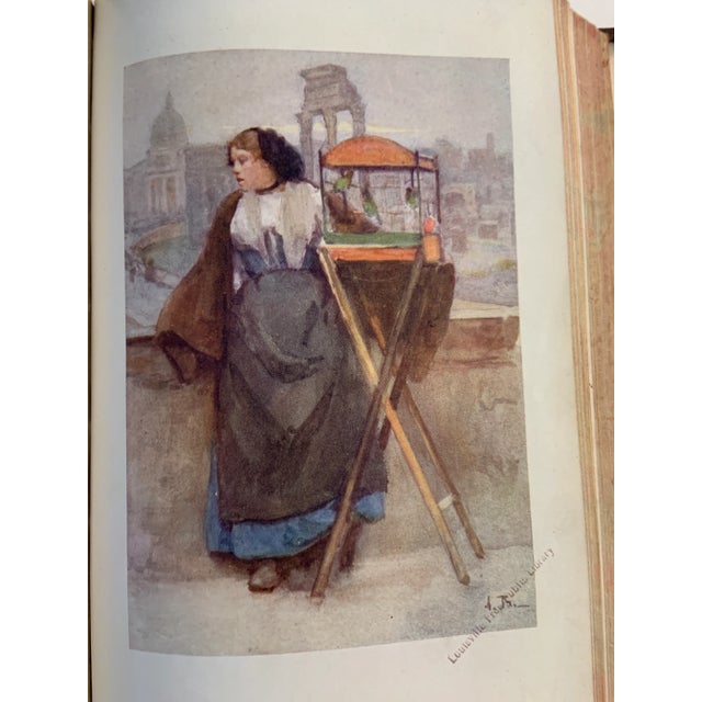 1905 Rome Painted by Alberto Pisa Book For Sale - Image 10 of 13
