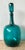 Adorn your collection with this stunning vintage Boho blown glass decanter, a vibrant testament to the artistry of mid-...