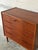 Teak 4-Drawer Dresser With Raised Edges and Sculpted Pulls Danish Mid-Century Modern 1960s For Sale - Image 9 of 12