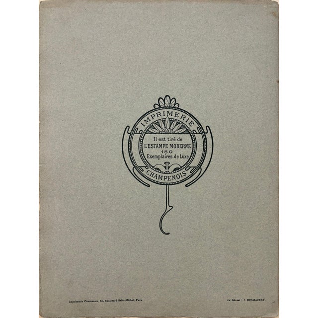 Paper Alphonse Mucha, Cover for l'Estampe Moderne, July 1898, Lithograph For Sale - Image 7 of 9