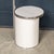 Vintage Italian Chrome Arc Floor Lamp with Opaline Shade, 1970s For Sale - Image 9 of 13