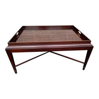 Barbara Barry for Baker Tray Coffee Table For Sale