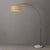 Nova 1960s 92" Mid Century Modern Float Floor Lamp With Avocado Fabric Shade For Sale - Image 4 of 5