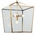 Transitional Regina Andrew Camden Lantern in Natural Brass For Sale - Image 3 of 5
