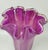 Magenta-Pink Fazzoletto Murano Glass Vase by Michielotto, 1970s For Sale - Image 6 of 9