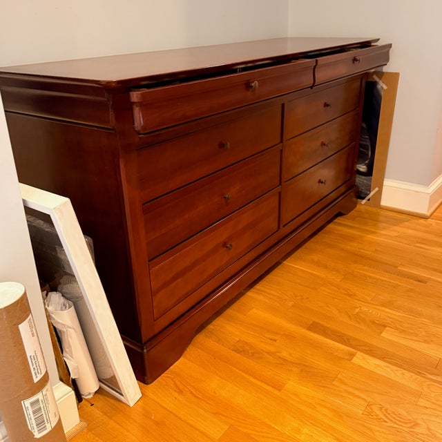 Louis Phillippe 8 Drawer Dresser from Grange Oversized ,well made dresser with decades of life left. Two top narrow...