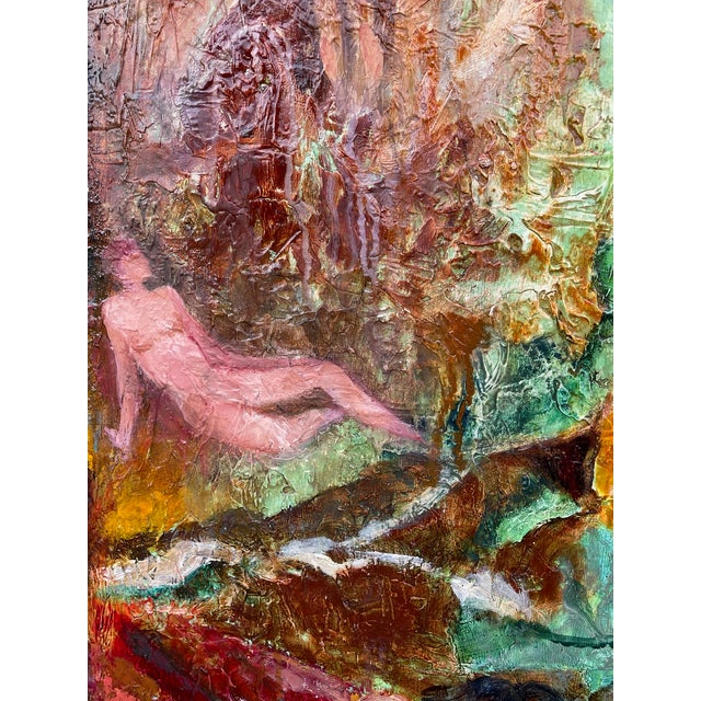 " Garden Nymphs" Original Oil Painting by Sonia Gold For Sale In Los Angeles - Image 6 of 15