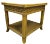 Boho Chic Braxton Culler Bamboo Glass Top Table For Sale - Image 3 of 7