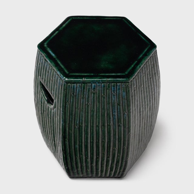 Chinese Bamboo Grove Garden Stool For Sale - Image 4 of 7