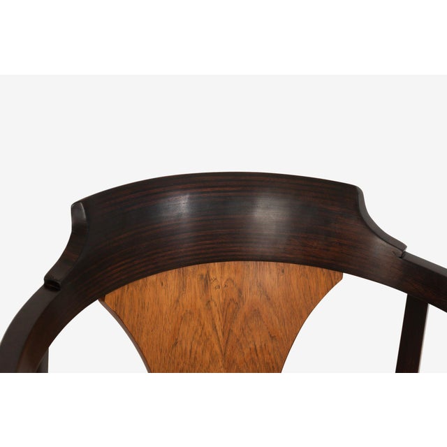 Edward Wormley for Dunbar Six Dining Chairs,Model 935 "Horseshoe Chairs" 1965c. For Sale - Image 12 of 15