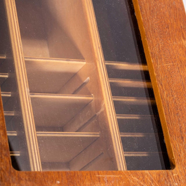 1950s Small Wooden Office Cabinet, 1950s For Sale - Image 5 of 8