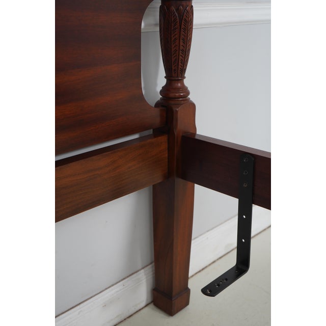 Henkel Harris Queen Size Mahogany Model 150 Poster Bed For Sale - Image 14 of 16