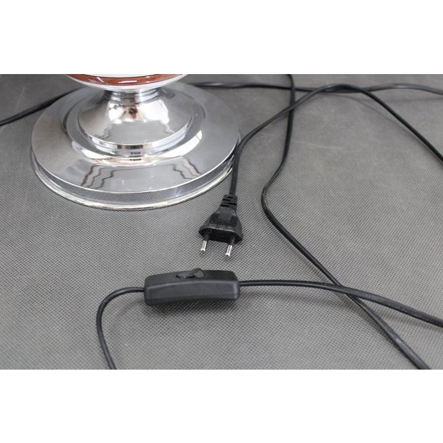 Textile Table Lamps with New Fabric Shade, Italy, 1970s, Set of 2 For Sale - Image 7 of 10