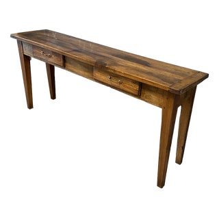 Antique Console Table in Walnut, 1800s For Sale