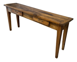 Antique Console Table in Walnut, 1800s