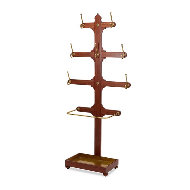 A mainstay of entrances and mudrooms, a hall tree keeps coats, hats, and more grab-and-go necessities all in one place....