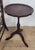 Mid-Century Modern Vintage Wine Tripod Table Piecrust Scalloped Edge English 1950 Postage Available For Sale - Image 3 of 18