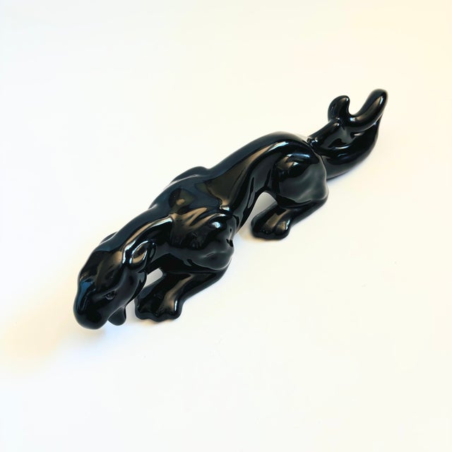 MCM Ceramic Black Panther For Sale - Image 4 of 9