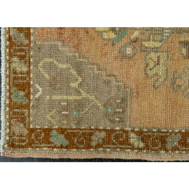 Turkish Mini Rug Oriental Hand Knotted Vintage Rug 1'7" x 2'10" #16528 Explore a curated collection of hallway runners,...
