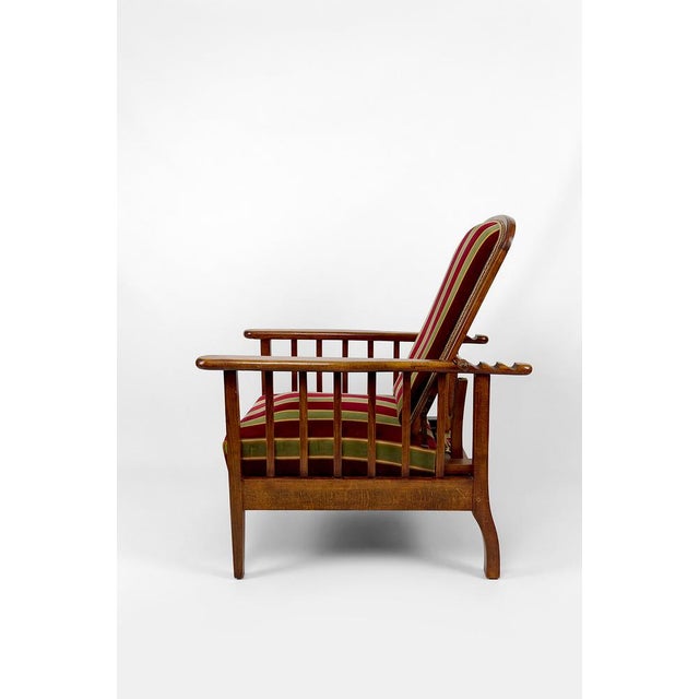 Arts & Crafts Morris Lounge Chair, United Kingdom, 1900s For Sale - Image 12 of 15