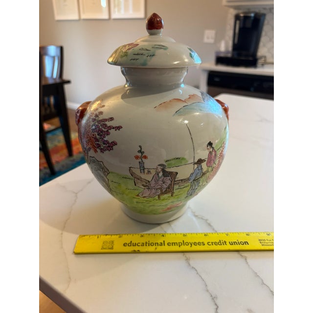 Early 20th Century Famille Rose Potiche For Sale - Image 10 of 11