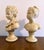 Marwal Ind. Inc. 1970s Marwal Industries Chalkware Alabaster Victorian Boy and Girl Busts - a Pair For Sale - Image 4 of 6