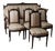 Vintage French Empire Style Sofa and Chairs, 1930s, Set of 5 For Sale