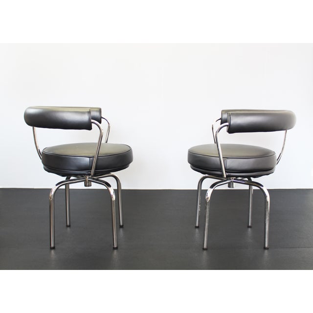 LC7 Chair by Le Corbusier for Cassina, 2010s, in Flawless conditions. Designed 1920 to 1949 This piece has an attribution...