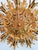 Floral Ceiling Light in Gilded Metal from Banci Firenze, Italy, 1970 For Sale - Image 6 of 13
