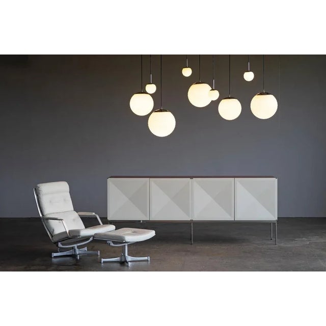 1970s Opaline Glass Ceiling Lamp by Rolf Krüger for Staff Leuchten, Germany, 1970s For Sale - Image 5 of 13