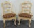Textile Country French Cream Distressed Ladderback Arm Chairs -A Pair For Sale - Image 7 of 7