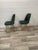 Vintage Lollypop Chairs in Green Upholstery by Antonin Suman, 1960, Set of 2 For Sale - Image 4 of 9