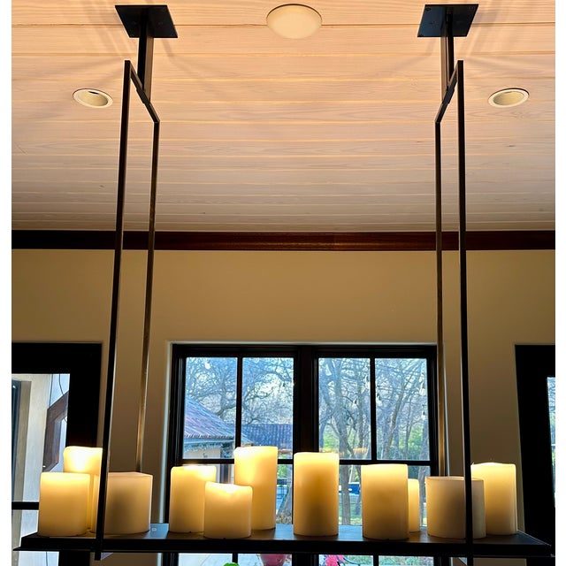 Contemporary Holly Hunt by Kevin Reilly Altar 11 Candle Hanging Light Fixture For Sale - Image 3 of 6