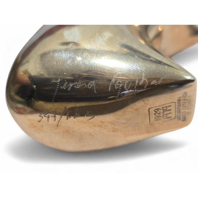 Modernist Bronze Bull Sculpture, 1970s For Sale - Image 9 of 12