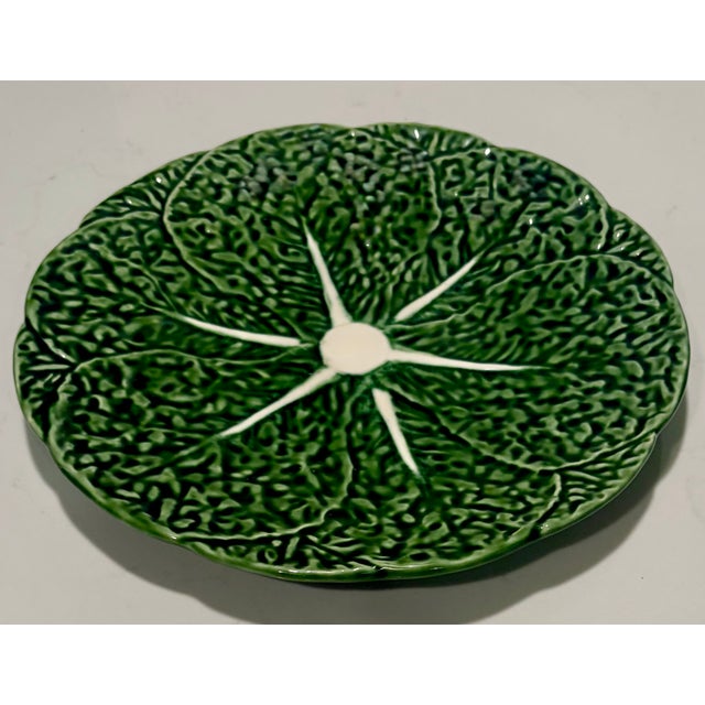 Vintage Olfaire Cabbage Ware Plate For Sale In Palm Springs - Image 6 of 6