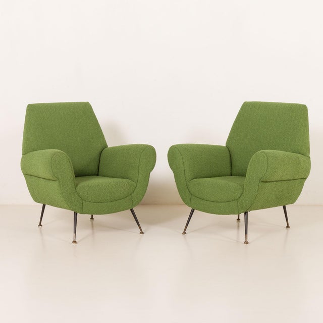 Vintage Lounge Chairs by Gigi Radice for Minotti, 1960s, Set of 2 For Sale - Image 14 of 14