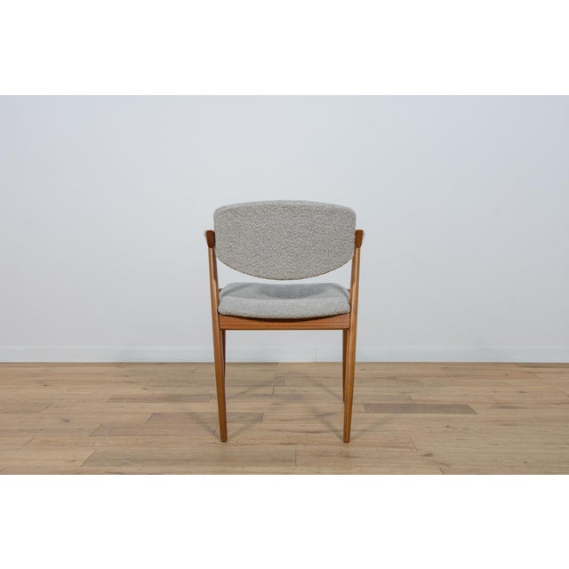 Mid-Century Teak Model 42 Dining Chairs by Kai Kristiansen for Schou Andersen, 1960s, Set of 4 For Sale - Image 13 of 18