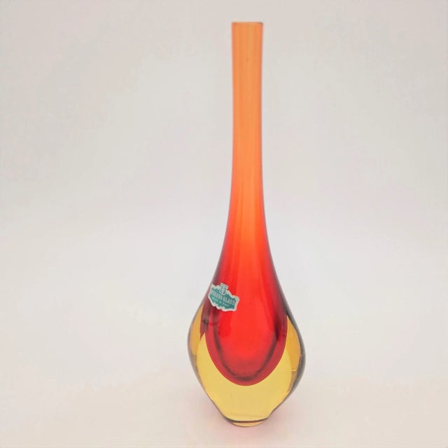 Murano Glass Vase Sommerso by Flavio Poli, 1959 For Sale - Image 7 of 7
