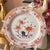 18th Century Pair of hand-painted antique Chinese Imari plates // 18th century decorative plate // seal indicates Qianlong period of the Qing dynasty For Sale - Image 5 of 9