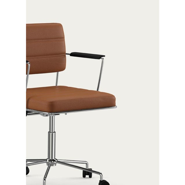 Black One Collection Time Chair in Chrome and Upholstery from Henrik Tengler For Sale - Image 8 of 13