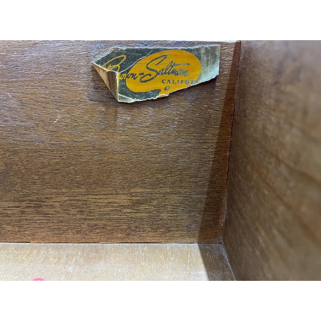 Brown Saltman Walnut Modular Wall Unit Attributed to Martin Borenstein, 1960s For Sale - Image 17 of 18