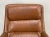 Animal Skin Swedish Mid Century Modern Brown Faux Leather Lounge Chair & Ottoman For Sale - Image 7 of 12