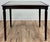 French Vintage Carved Wood Caned Game Table With Inset Glass Top For Sale - Image 3 of 11