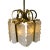 Metal Brass and Glass Pendant Lamp by Carl Fagerlund for Orrefors, 1960s For Sale - Image 7 of 10