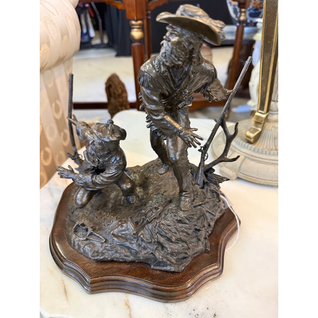 Douglas Downs "Partners" 1987 Bronze #3/25 8x10 Excellent condition Signed and numbered The product is a bronze sculpture...