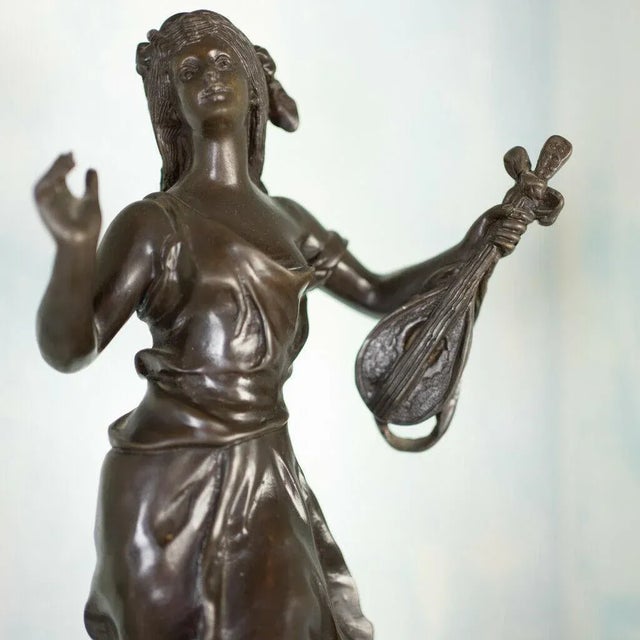 Bronze Fioraia Statue, 1800s For Sale - Image 6 of 11