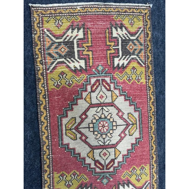 Turkish Yastik Rug 1'7" x 3'4" For Sale - Image 4 of 5