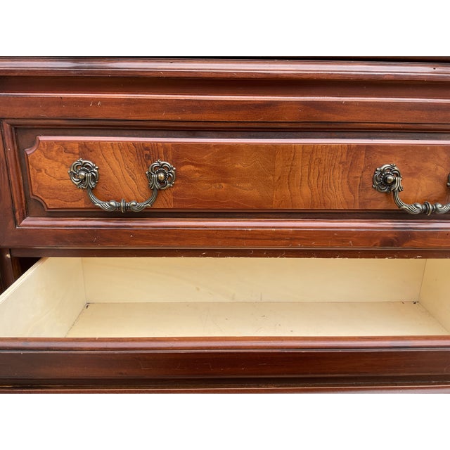 Brown Traditional Louis Philippe Style 6-Drawer Tall Chest by Lifestyle Enterprise For Sale - Image 8 of 14