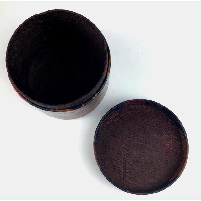 Boho Chic Vintage Hand Tooled Leather Jewelry Box For Sale - Image 3 of 10