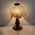 Vintage Brutalist Glass Table Lamp with Oak Wooden Base, 1970s For Sale - Image 15 of 18